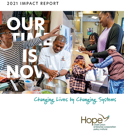 Cover Image of the 2021 HOPE Impact Report